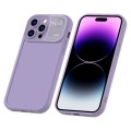 For iPhone 14 Pro Aromatherapy Liquid Silicone Phone Case(Purple)