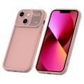 For iPhone 13 Aromatherapy Liquid Silicone Phone Case(Pink)