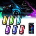 6 in 1 G6 RGB Colorful Car Chassis Light LED Music Atmosphere Light