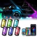 6 in 1 G6 RGB Colorful Car Chassis Light LED Music Atmosphere Light With Dual Control Remote Control