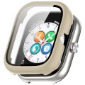 For Honor Choice Haylou Watch PC + Tempered Film Integrated Protective Watch Case(Ivory White)