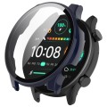 For Xiaomi Haylou RT3 / Solar Plus LS16 PC + Tempered Film Integrated Watch Protective Case(Ink Blue