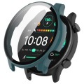 For Xiaomi Haylou RT3 / Solar Plus LS16 PC + Tempered Film Integrated Watch Protective Case(Pine Gre