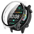 For Xiaomi Haylou RT3 / Solar Plus LS16 PC + Tempered Film Integrated Watch Protective Case(Transpar