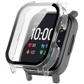 For Xiaomi Haylou Watch 2 LS02 PC + Tempered Film Integrated Watch Protective Case(Transparent White