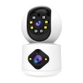 Y6204 4MP Zoom HD Indoor Waterproof Smart WiFi Camera, Specification:EU Plug(White)