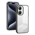 For vivo Y27 4G 2.5mm Anti-slip Clear Acrylic Hybrid TPU Phone Case(Black)