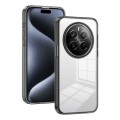 For Realme 12 Pro+ 2.5mm Anti-slip Clear Acrylic Hybrid TPU Phone Case(Black)