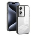 For OPPO A79 5G 2.5mm Anti-slip Clear Acrylic Hybrid TPU Phone Case(Black)