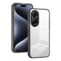 For OPPO A98 5G 2.5mm Anti-slip Clear Acrylic Hybrid TPU Phone Case(Black)