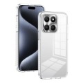For Honor X6a 2.5mm Anti-slip Clear Acrylic Hybrid TPU Phone Case(Transparent)