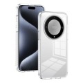 For Honor X9a 2.5mm Anti-slip Clear Acrylic Hybrid TPU Phone Case(Transparent)