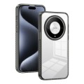 For Honor X9b 2.5mm Anti-slip Clear Acrylic Hybrid TPU Phone Case(Black)