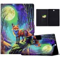 For Samsung Galaxy Tab A 9.7 T550 Voltage Painted Smart Leather Tablet Case(Moonlight Fox)