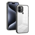 For Xiaomi Redmi A1+ / A2+ 2.5mm Anti-slip Clear Acrylic Hybrid TPU Phone Case(Black)