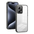 For Xiaomi Redmi Note 12 5G / Poco X5 2.5mm Anti-slip Clear Acrylic Hybrid TPU Phone Case(Black)