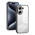 For Xiaomi Redmi Note 13 4G 2.5mm Anti-slip Clear Acrylic Hybrid TPU Phone Case(Black)