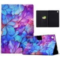 For Lenovo Tab M10 3rd Gen Voltage Painted Smart Leather Tablet Case(Petals)