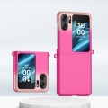 For OPPO Find N2 Flip Gradient Color Skin Feel PC Full Coverage Shockproof Phone Case(Gradient Rose
