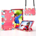 For Lenovo Tab M11/ Xiaoxin Pad 11 2024 Fold-Holder Spider Silicone Hybrid PC Tablet Case(Camouflage
