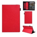 For Amazon Kindle Fire HD10 2017/2019 Extraordinary Series Smart Leather Tablet Case(Red)