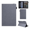 For Amazon Kindle Fire HD10 2017/2019 Extraordinary Series Smart Leather Tablet Case(Grey)