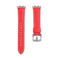 For Honor Band 9 Genuine Leather Watch Band(Red)
