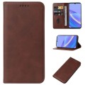 For TCL 40 SE Magnetic Closure Leather Phone Case(Brown)