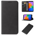 For TCL 403 Magnetic Closure Leather Phone Case(Black)