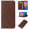 For TCL 403 Magnetic Closure Leather Phone Case(Brown)