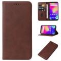 For TCL Ion Z Magnetic Closure Leather Phone Case(Brown)
