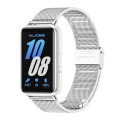 For Samsung Galaxy Fit 3 Mijobs Milan Buckle Metal Watch Band(Silver)