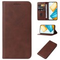 For Honor 90 GT Magnetic Closure Leather Phone Case(Brown)
