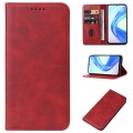 For Honor X7b Magnetic Closure Leather Phone Case(Red)