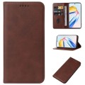 For Honor X9b / Magic6 Lite 5G Magnetic Closure Leather Phone Case(Brown)