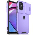 For Motorola Moto G Power 5G 2023 Sliding Camshield TPU + PC Phone Case(Purple)