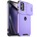 For Motorola Moto G Stylus 5G 2023 Sliding Camshield TPU + PC Phone Case(Purple)