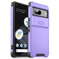 For Google Pixel 7 Sliding Camshield TPU + PC Phone Case(Purple)