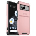 For Google Pixel 7 Sliding Camshield TPU + PC Phone Case(Pink)