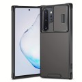 For Samsung Galaxy Note10+ Sliding Camshield TPU + PC Phone Case(Black)