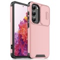 For Samsung Galaxy S20 FE Sliding Camshield TPU + PC Phone Case(Pink)