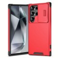 For Samsung Galaxy S24 Ultra 5G Sliding Camshield TPU + PC Phone Case(Red)