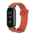 For Xiaomi Mi Band 8 Mijobs GT4 Silicone Breathable Watch Band(Orange Black)