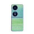 For Huawei Pocket 2 Illusory Color Leather Texture PC Phone Case(Green)