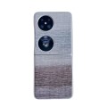 For Huawei Pocket 2 Illusory Color Leather Texture PC Phone Case(Blue)