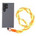 Universal Mobile Phone Anti-lost Twists Long Lanyard(Orange Yellow)