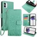 For Nothing Phone 1 Tree & Deer Embossed Leather Phone Case(Green)