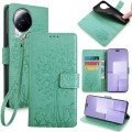 For Xiaomi Civi 3 5G Tree & Deer Embossed Leather Phone Case(Green)
