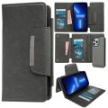 For iPhone 13 Pro Multifunctional 7-Card Wallet Leather Phone Case(Grey)