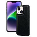 For iPhone 14 Cowhide Texture Back Cover Phone Case(Black)